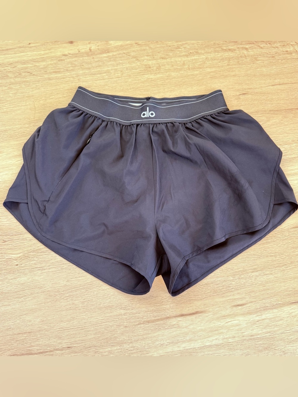 ALO Black Match Point Shorts
